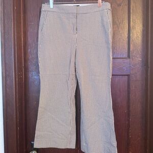 JCrew Kelsey Plaid Flare Pants